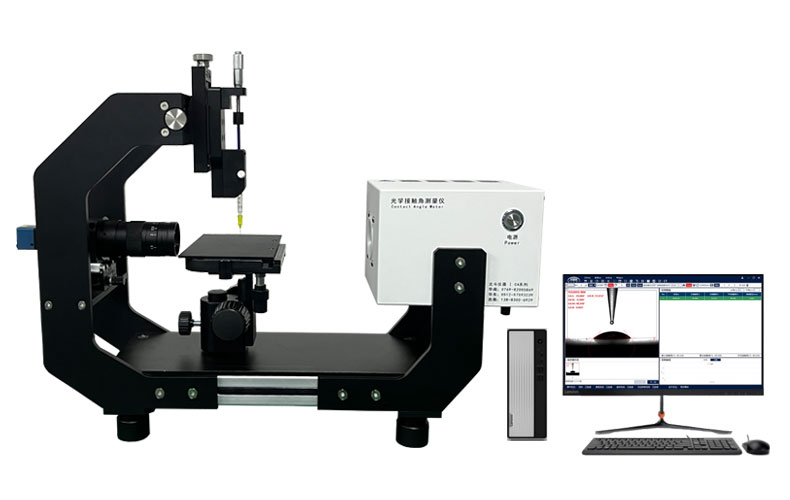 接觸角測量儀用于檢測纖維涂層材料的質(zhì)量控制